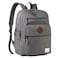 VASCHY School Backpack for Men Unisex Large Bookbag Schoolbag Casual Daypack for High SchoolCollegeTeensTravelWork Gray