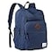 VASCHY School Backpack for Men Unisex Large Bookbag Schoolbag Casual Daypack for High SchoolCollegeTeensTravelWork Blue
