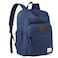 VASCHY School Backpack for Men Unisex Large Bookbag Schoolbag Casual Daypack for High SchoolCollegeTeensTravelWork Blue