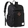 VASCHY School Backpack for Men Unisex Large Bookbag Schoolbag Casual Daypack for High SchoolCollegeTeensTravelWork Black