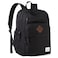 VASCHY School Backpack for Men Unisex Large Bookbag Schoolbag Casual Daypack for High SchoolCollegeTeensTravelWork Black