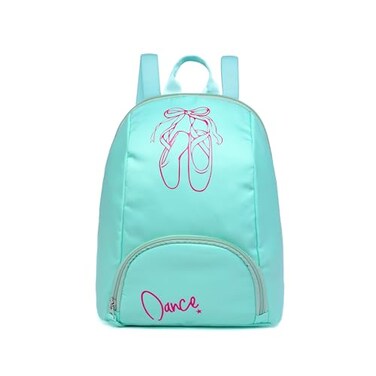 NOVELPAK Girls Dance Bag 8L Ballet Tutu Backpack with Adjustable Straps Age 26 Patina Green