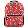Power Rangers Classic Allover Backpack Red Pink Black Green Yellow and Green Ranger Official School Bookbag Red
