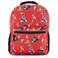 Power Rangers Classic Allover Backpack Red Pink Black Green Yellow and Green Ranger Official School Bookbag Red