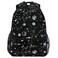 Wamika Space Galaxy Stars Kids Backpack Black Hole School Backpacks Boys Girls Daypack Book Bag