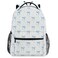 Wamika Blue Bowknot Backpack for School Cute Bow Ribbon Girls Boys Backpack Bookbag Kids Children Teens Backpacks for Age 616 M
