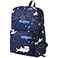 VASCHY Backpack for School Lightweight Water Resistant Bookbag Casual Daypack for ManBoys Shark
