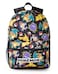 Pok&Atilde;&copy;mon Pokmon Pikachu Charizard Gengar Meowth Backpack in Black Kids Character All Over Print Bag Adjustable Shoulder Straps