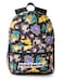 Pok&Atilde;&copy;mon Pokmon Pikachu Charizard Gengar Meowth Backpack in Black Kids Character All Over Print Bag Adjustable Shoulder Straps