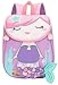 Bluboon Toddlers Backpack for Girls Cute Preschool Backpack 3D Schoolbag Toddler Bookbag for Kids Purple