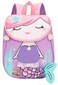 Bluboon Toddlers Backpack for Girls Cute Preschool Backpack 3D Schoolbag Toddler Bookbag for Kids Purple