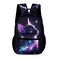 GNEW Galaxy Cat Backpack Cute Kitten Backpack for Girls Cat in Light Purple Galaxy Starry Stars School Backpack Space Cat Bookbag Elementary Middle High School Backpack165 Inch