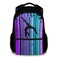 NICEFORNICE Backpacks for School 17 Inch Aesthetic Gymnastic Backpack for Girls Black Lightweight Bookbag for Kids