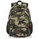 LOMBARDIDEN Kids Backpack for Boys Green Camouflage School Backpack for Teens Students Schoolbag Lightweight Waterproof Elementary Book Bag Travel Casual Daypack