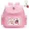 LJCTULY Cutecore Strawberry Backpack Pink Backpack for Girls Kawaii Lace JK Polka Dot Embroidery Bag for Teens