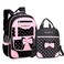 VIDOSCLA School Bags for Girls2Pcs Bowknot Students BackpackElementary Princess Bookbag Sets for School