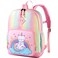 VASCHY Backpack for Little Girls Cute Rainbow Glitter Lightweight Water Resistant Preschool Backpack Bookbag for KidsToddlers Kindergarten School Bag Cat