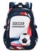 mezhsa Boys Backpack Kids Bookbag Durable Elementary Middle School Bags Soccer 18in white