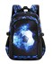 mezhsa Boys Backpack Kids Bookbag Durable Elementary Middle School Bags Soccer 18in XBlue