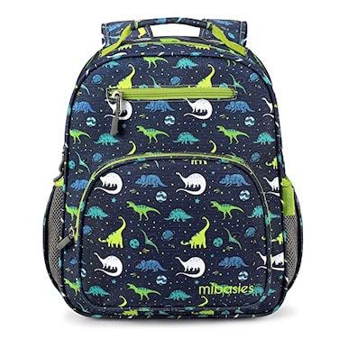 mibasies Boys Backpack 58 Lightweight Kids Backpacks Boys Boy Bookbag for Elementary School Galaxy Dinosaur