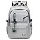 ZHIERNA School Backpack for Boys Middle School Elementary Bookbags for Teens Boys WaterResistant Lightweight Casual DaypackLight Gray