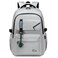 ZHIERNA School Backpack for Boys Middle School Elementary Bookbags for Teens Boys WaterResistant Lightweight Casual DaypackLight Gray
