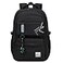 ZHIERNA School Backpack for Boys Middle School Elementary Bookbags for Teens Boys WaterResistant Lightweight Casual DaypackBlack