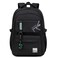 ZHIERNA School Backpack for Boys Middle School Elementary Bookbags for Teens Boys WaterResistant Lightweight Casual DaypackBlack