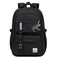 ZHIERNA School Backpack for Boys Middle School Elementary Bookbags for Teens Boys WaterResistant Lightweight Casual DaypackBlack