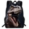VEEWOW 16inch Jurassic Raptor Backpack Preschool Boys Bag Dinosaur Rucksack D903c