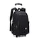 EKUIZAI Solid Color Trolley Backpack Schoolbag for Middle School Students Elementary Rolling Bag Daypack for Teen Boys