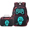 AUIVTY Boys Backpack with Lunch Box Glow in Dark Gamer Bookbag Kids Ages 412 Kindergarten Elementary Middle School Gaming Backpack Luminous Game Boy Black Red