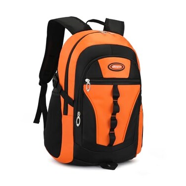 BEFUNIRISE Kids School Backpack For Boy And GirlLarge Capacity High Middle Elementary Primary Students Teens Sports Bookbag Orange
