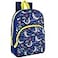 Trail maker 15 Inch Kids Backpacks for Boys Girls Preschool Kindergarten Elementary School Backpacks with Adjustable Padded Straps Seafaring Sharks
