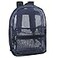 Trail maker Transparent Mesh Backpacks for School Kids Beach Travel Mesh See Through Backpack with Padded Straps Blue Large
