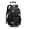 MITOWERMI Boys Rolling Backpacks KidsLuggage Wheeled Backpack for School Kids Trolley Bags SpaceGalaxy Roller Bookbag on 2 Wheels