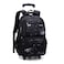MITOWERMI Boys Rolling Backpacks KidsLuggage Wheeled Backpack for School Kids Trolley Bags SpaceGalaxy Roller Bookbag on 2 Wheels