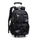 MITOWERMI Boys Rolling Backpacks KidsLuggage Wheeled Backpack for School Kids Trolley Bags SpaceGalaxy Roller Bookbag on 2 Wheels
