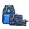 NICE CHOICE Preschool Backpack Kindergarten Elementary School Toddler Backpacks With Lunch Bag Pencil Case SetBlue Dinosaur Set