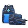 NICE CHOICE Preschool Backpack Kindergarten Elementary School Toddler Backpacks With Lunch Bag Pencil Case SetBlue Dinosaur Set