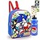Sonic The Hedgehog Sonic Mini Backpack for Kids Bundle with 11 Video Game Mini Backpack Plus Stickers Water Bottle More Sonic Preschool Bag for Boys Girls Kids