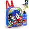Sonic The Hedgehog Sonic Mini Backpack for Kids Bundle with 11 Video Game Mini Backpack Plus Stickers Water Bottle More Sonic Preschool Bag for Boys Girls Kids