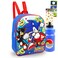 Sonic The Hedgehog Sonic Mini Backpack for Kids Bundle with 11 Video Game Mini Backpack Plus Stickers Water Bottle More Sonic Preschool Bag for Boys Girls Kids