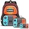 Tongtai School Backpacks For BoysKids Gamer Backpack With Lunch Box Pencil Case SetBoys Bookbag For Elementary Middle School17Video Game Schoolbag For Kid Boy