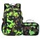 Yvechus Camo Backpack Set with Lunch Bag Lightweight Waterproof School Backpack Bookbag for Boys Girls CStyle Camo Green