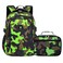 Yvechus Camo Backpack Set with Lunch Bag Lightweight Waterproof School Backpack Bookbag for Boys Girls CStyle Camo Green