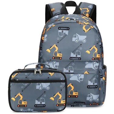 CAMTOP Backpack for Kids Boys Girls Preschool Backpacks with Lunch Box Toddler Kindergarten School Bookbag Set