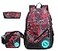 JiaYou Teenage Boy Girl Unisex Multifunctional School Bag Backpack with Florescent MarkColorG 3 Sets20L