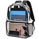 REAWUL Clear Backpack Heavy Duty Large TPU Transparent Backpacks See Through Backpacks for Security TravelCollege Clear