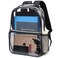 REAWUL Clear Backpack Heavy Duty Large TPU Transparent Backpacks See Through Backpacks for Security TravelCollege Clear